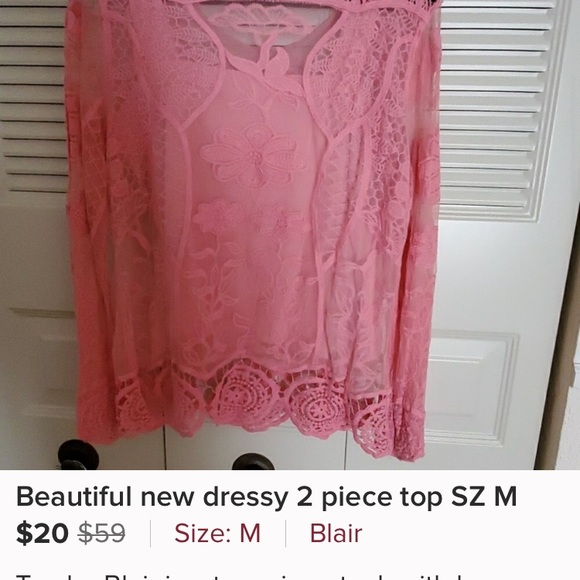 Blair lace top - Picture 2 of 2